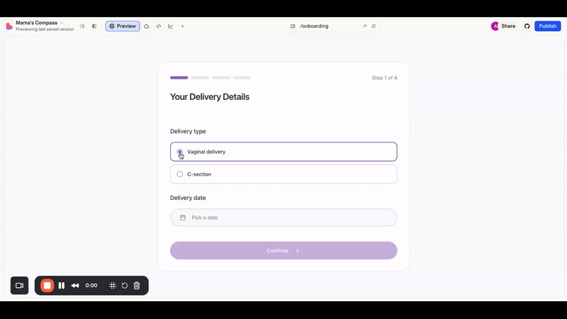 AI Recovery Coach demo