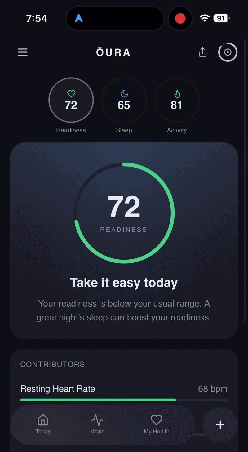 Before: No postpartum mode